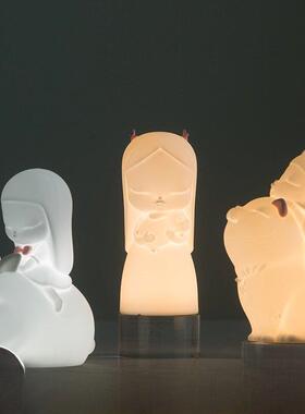 可米 好梦灯 白夜童话贾晓欧猫将军小夜灯睡眠护眼灯可爱少女心