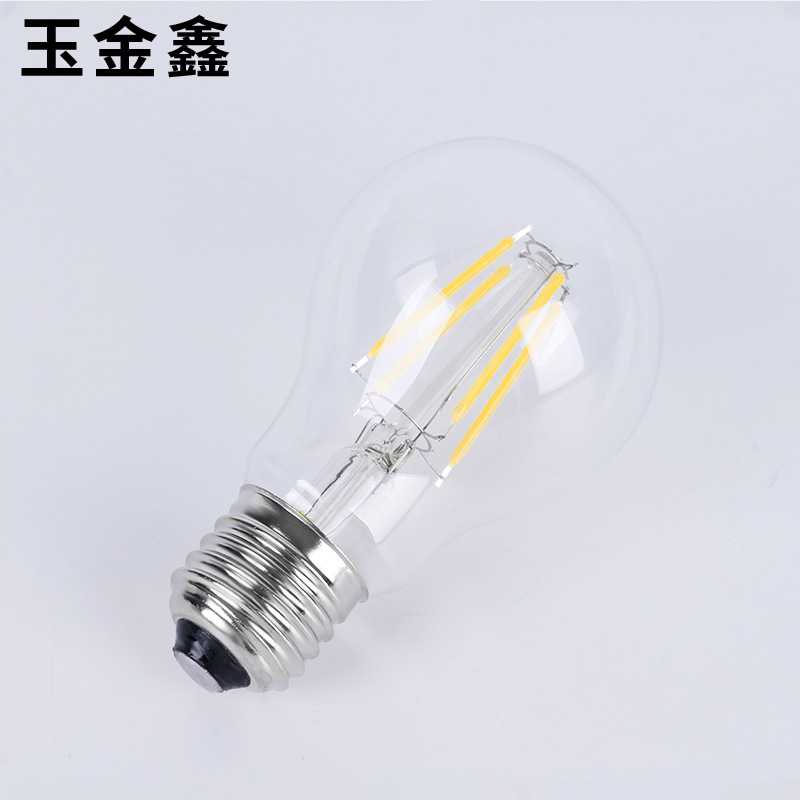 直销 led球泡灯A60 玻璃灯丝灯泡 3V高亮足瓦球泡灯