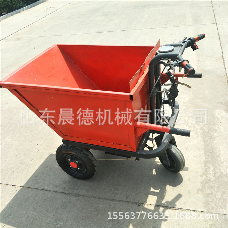 载重3吨电动工程车 建筑工地灰斗车井下矿用三轮车