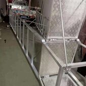 车梯梯线车路检修梯车路车车 接触梯折叠梯网铝合金隧道边 铁单