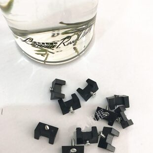 框塑料黑色背板扣五金片型新配件实木塑料卡扣家具 配件压圆圆形