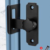 插销锁防盗门锁扣推拉门锁免打孔栓卫生间门厕所度0搭扣卡扣9门扣