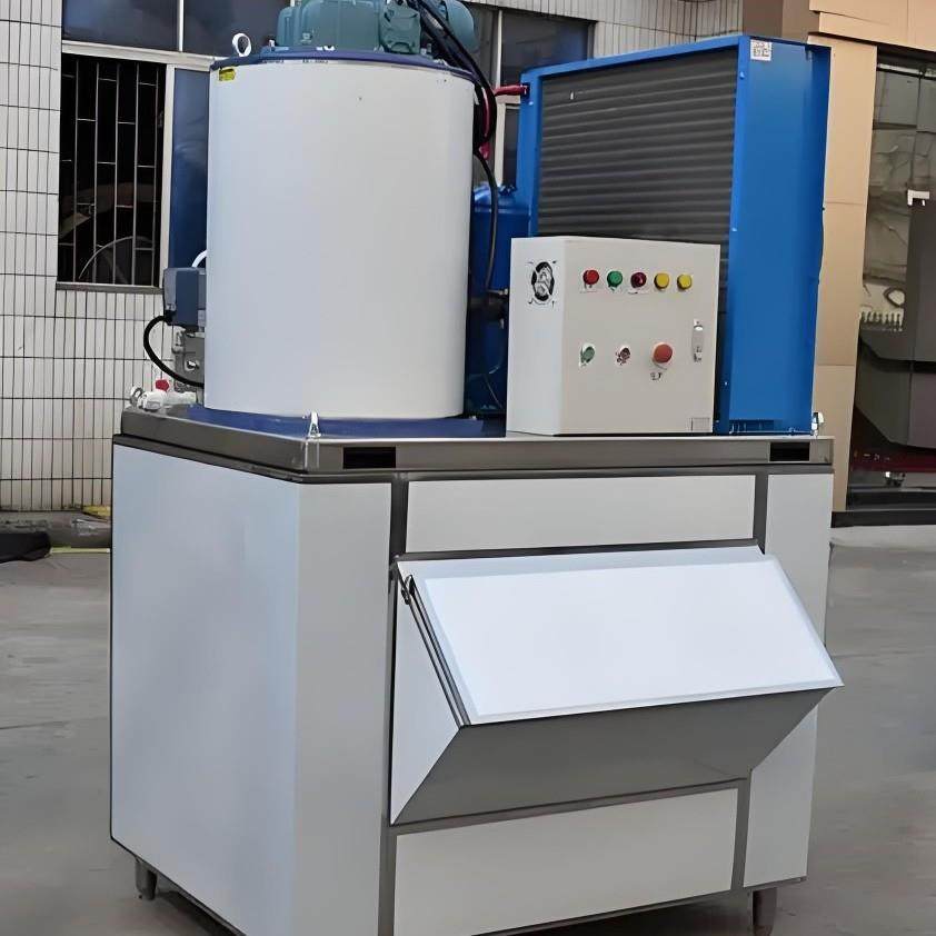 片冰机300公斤海鲜自助餐鱼鳞片制冰机超市冰片机鳞片机跨境热销