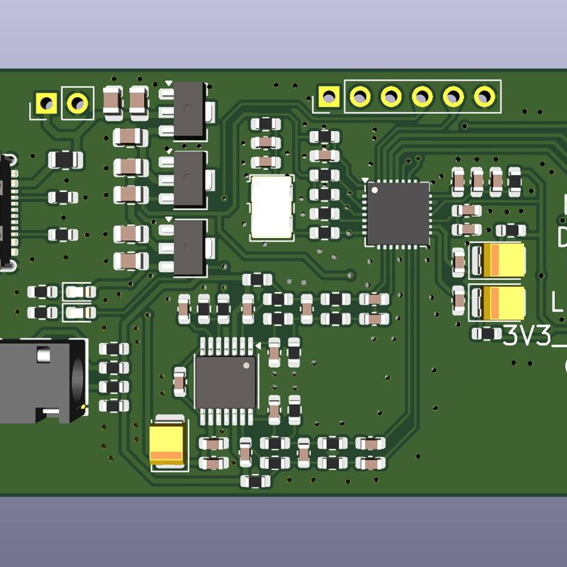ES9018K2M I2S DSD 数字音频输入DAC解码板 开发板 demo演示模块