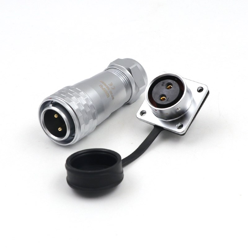 威浦SF20防水航空插头2-3-4-5-8-9-12芯15孔IP67连接器方形母插座