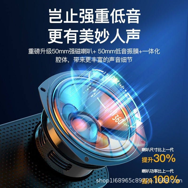 AI智能音响蓝牙高音质超大音量闹钟无线小音响支持代发