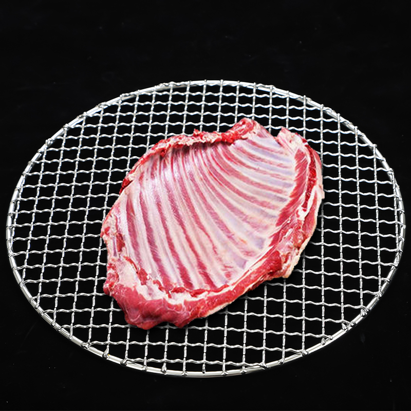 不锈钢圆形烧烤网片卤肉压锅蒸锅篦子沥水油扣肉防糊工具烤肉格网