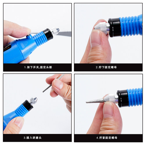 迷你电动打磨器  小型打磨机3d打印高达工具军事模型修型抛光制作