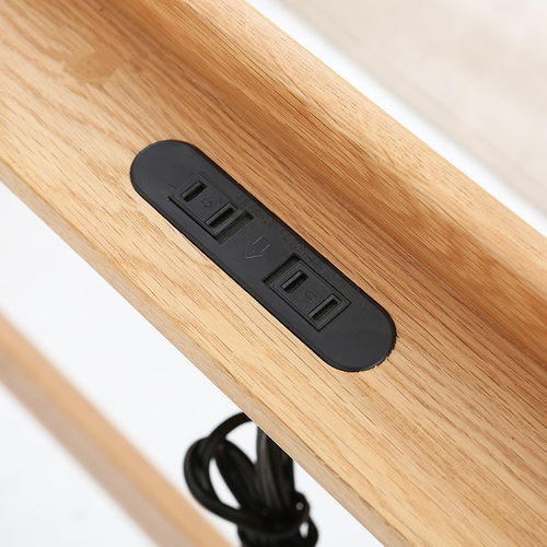 嵌入式USB插座 床头USB插排 带夜灯开关智能家居隐藏式插排多功能