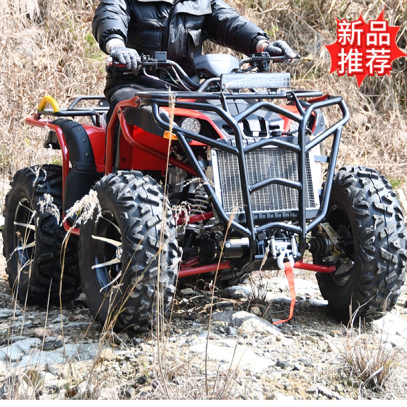 新款燃油分时四驱传动轴沙滩车四轮越野摩托车成人双座全地形ATV