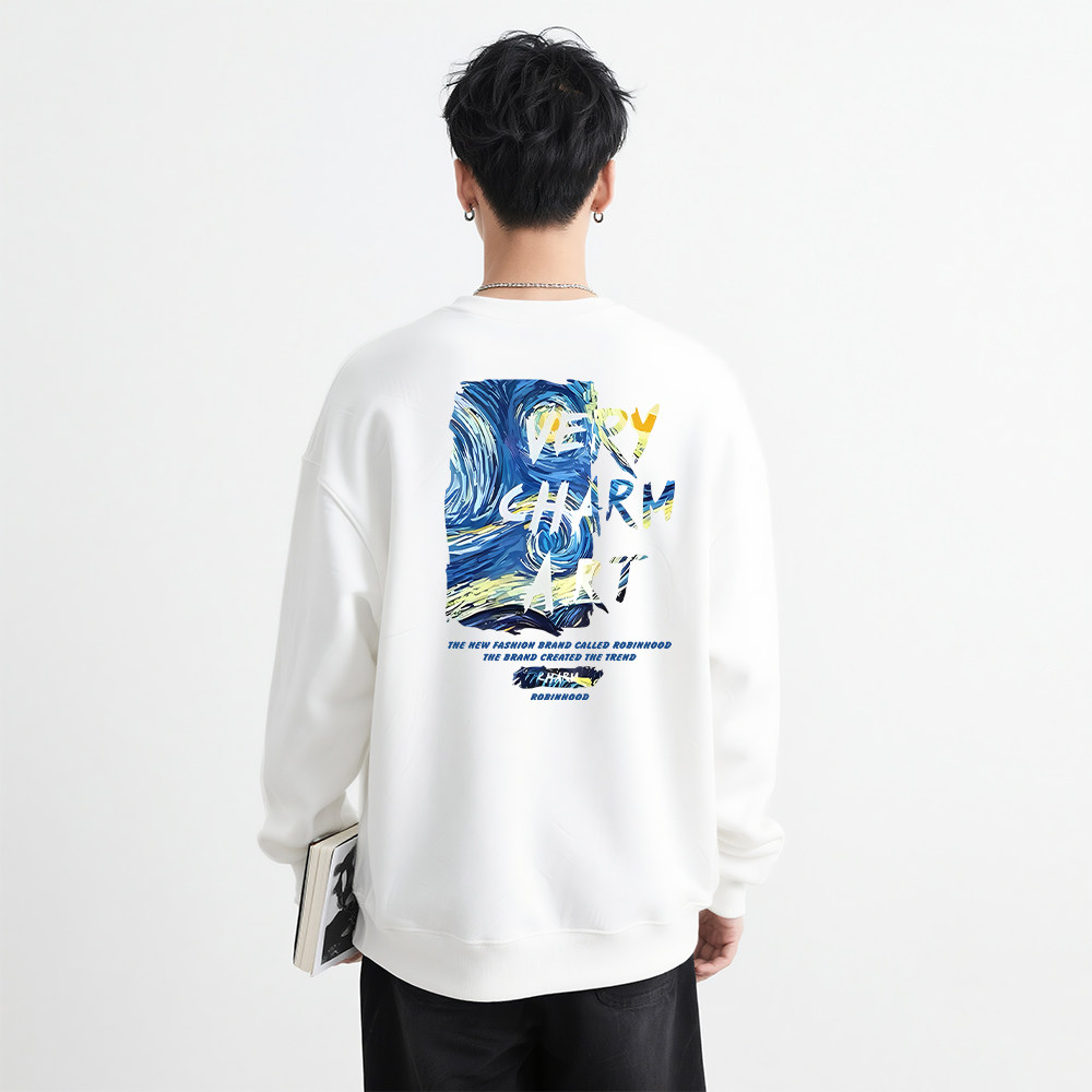 罗宾汉秋季新款时尚休闲圆领卫衣