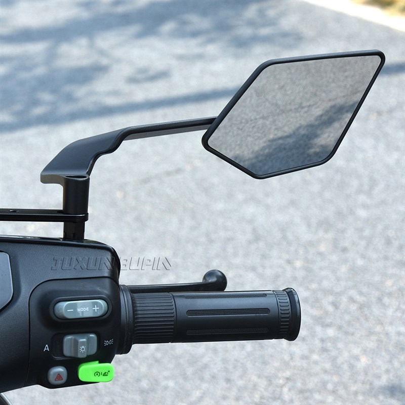 适用本田九号小牛电动车折叠版反光镜摩托车通用定风翼后视镜改装