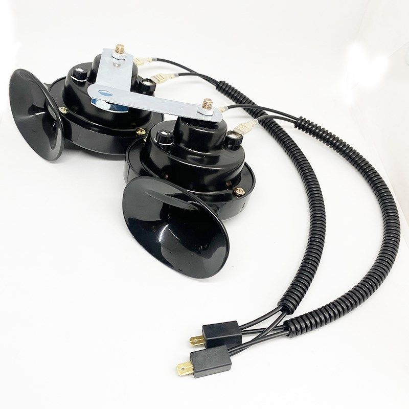 适用东风风行菱智m5m3v3改装12V超响防水汽车鸣笛高低音蜗牛喇叭