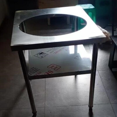 专业定制厨房不锈钢灶台架工作台猛火灶支架汤桶架商用汤锅操作台