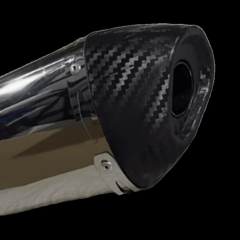 适国产地平线小忍者款单缸150CC-250CC排气管 R2R3通用多角排气管