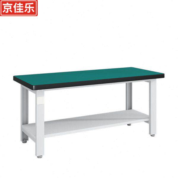京佳乐重型工作台JE3569车间操作桌装配台1.8米单桌加层板