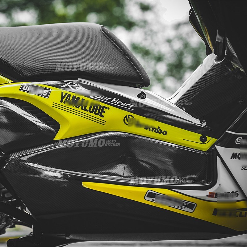 适用23/24雅马哈XMAX300贴花全车身版画拉花贴纸保护贴膜改装配件