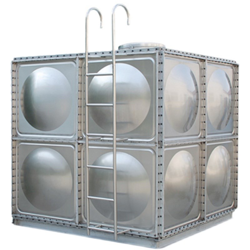 山东装配式方形不锈钢消防水箱18立方304不锈钢保温软化水箱30吨