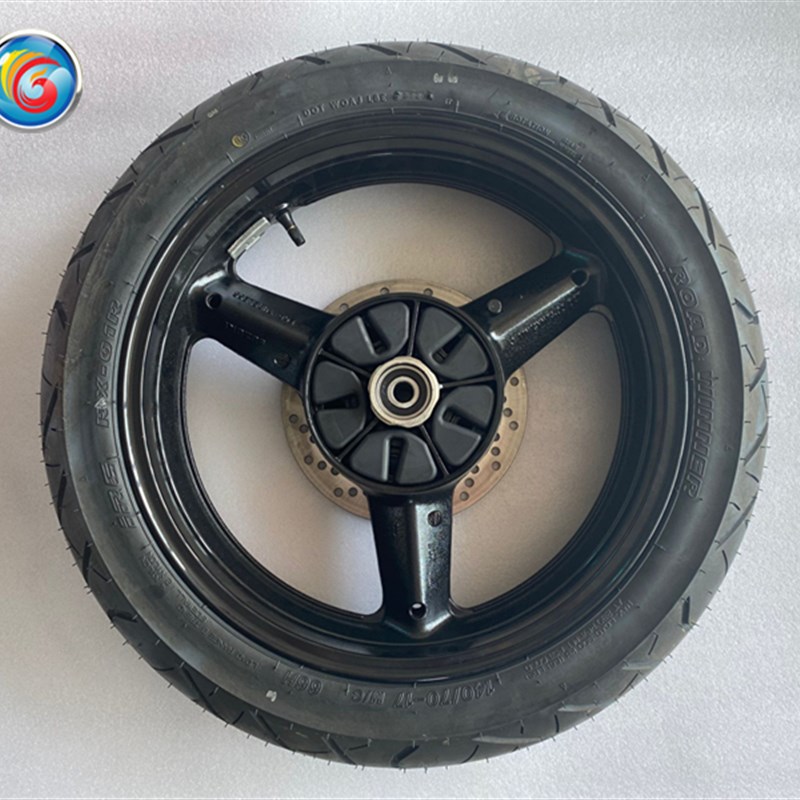 适用铃木骊驰GW250-A国四摩托车后钢圈轮毂车胎外胎轮胎后轮总成