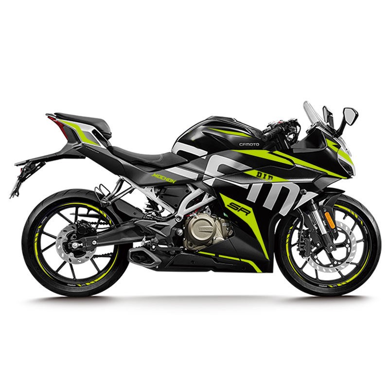 春风250SR改装全车拉花车身字母贴花车壳英文改色轮毂贴车头贴纸