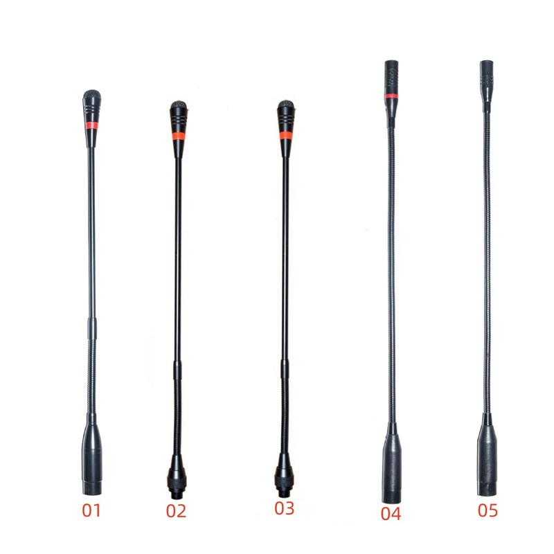 鹅颈麦克风咪杆航空卡直插桌面会议话筒有线软管麦克风