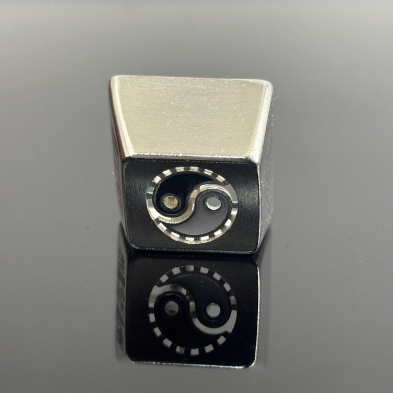 道家山鬼花钱八卦键帽机械键盘帽子复古中国风按键装饰配饰摆件款