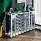 酒店雨伞架创意雨伞收纳架放家用商务银行大堂5层伞架欧式 黑 10孔