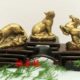 三虎年属摆设马狗火2024摆件局饰品工艺狗铸造纯铜寅午戌者吉祥合