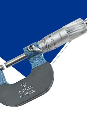 青---螺旋25原装测微030青海50-010器0mm-200量合金外径千分尺准