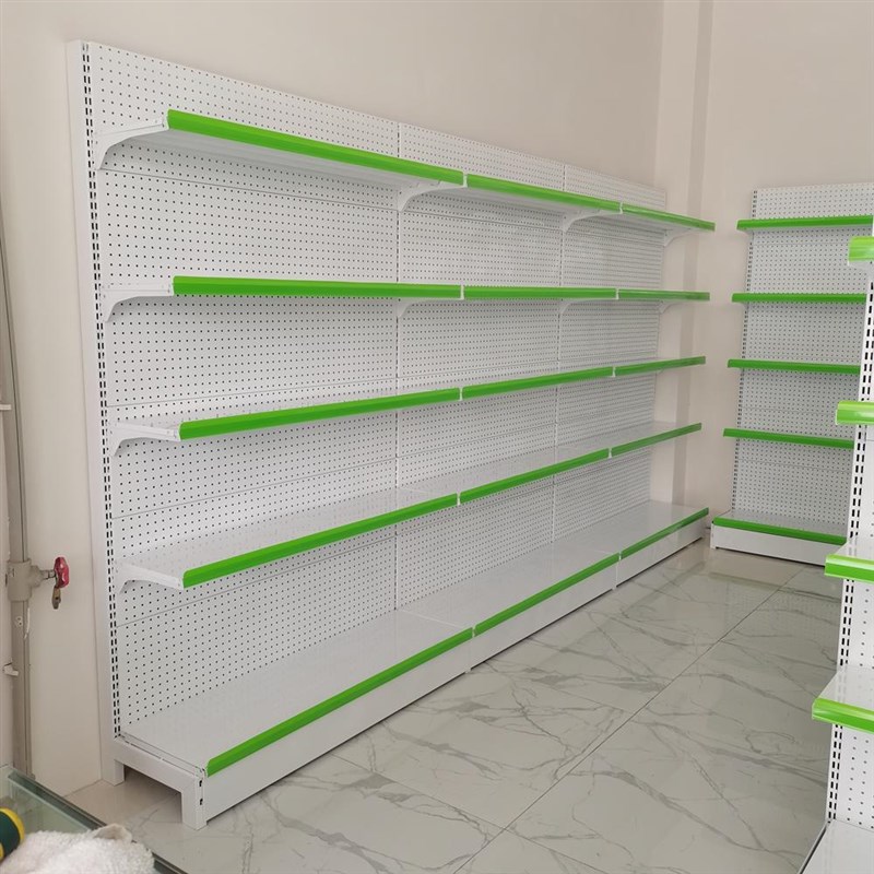 单面超市货架展示架便利店小卖部自由组合多层双面商X店药店置物