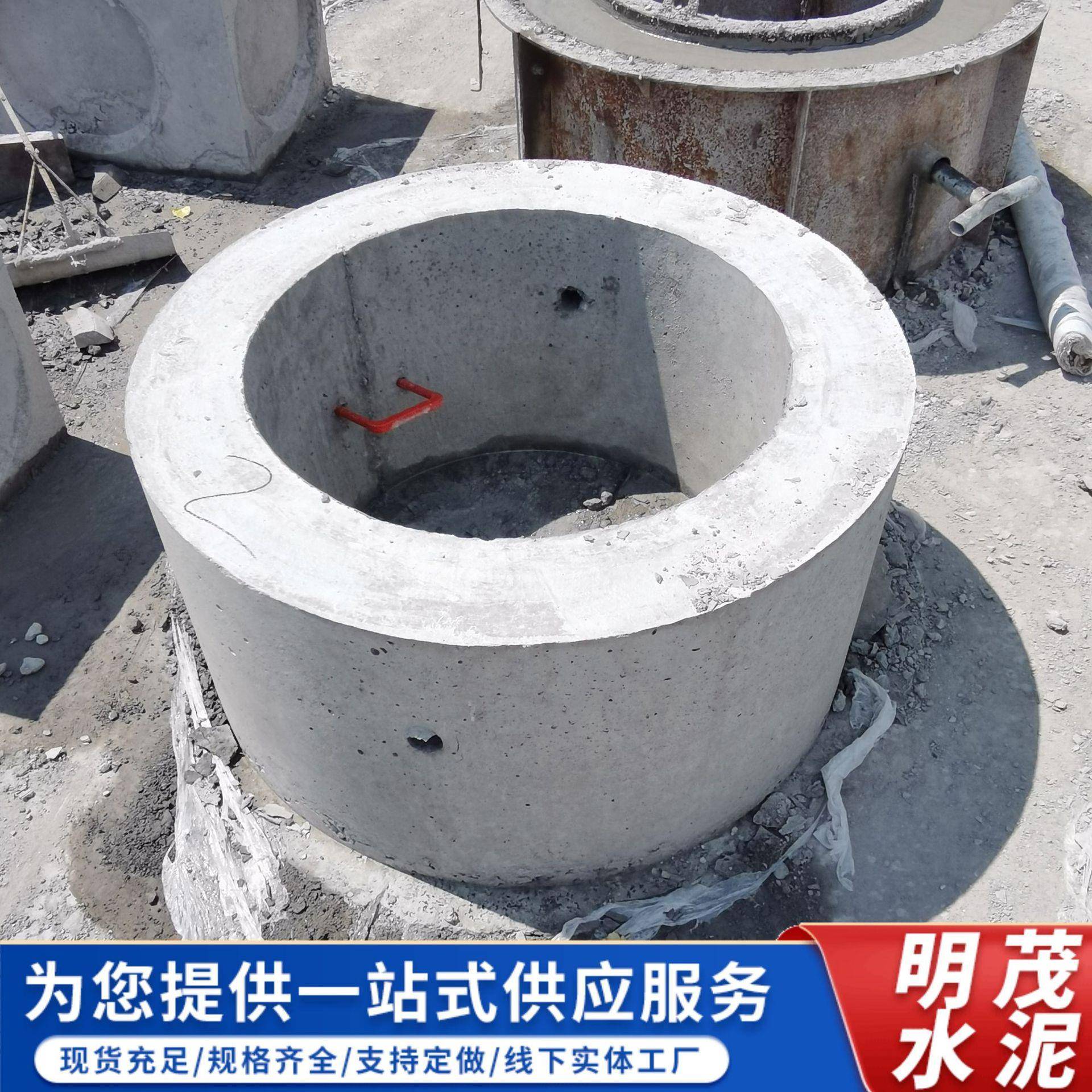 济宁混凝土承压圈井口井圈市政工程检查井成品盖板井圈厂家直发