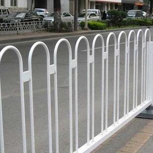 京式道路护栏市政道路护栏城市公路交通人行道隔离栏防撞护栏蓝白