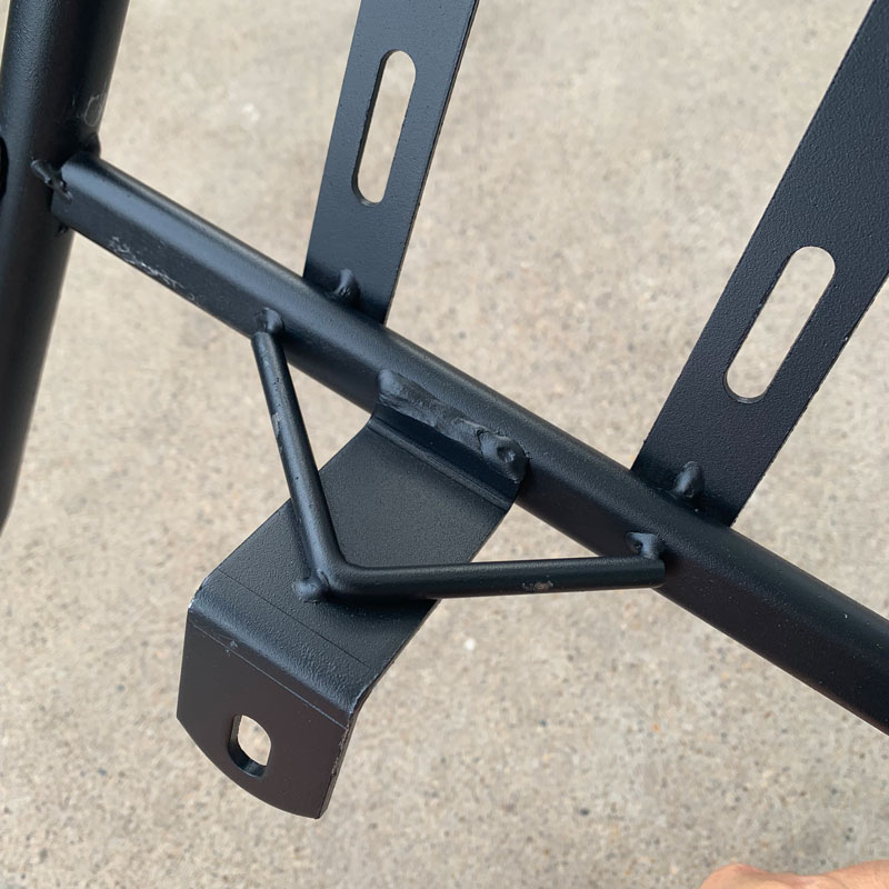 立马H5电动车後尾架H8电动车货架改装後备箱加装尾箱H6支架M3衣架