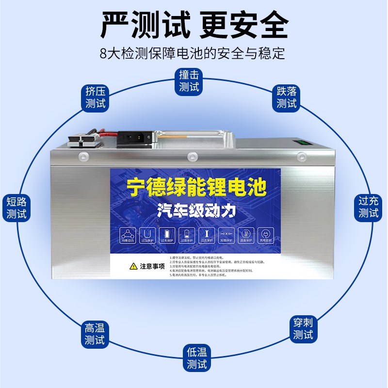 宁德电动车锂电池60V72V48V三元锂电动三四轮三元大容量通用