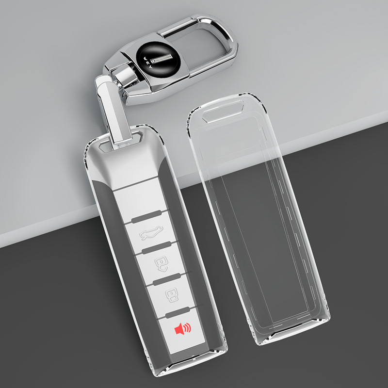 适用长城魏派vv7车钥匙套vv5S坦克300 vv6 玛奇朵wey全包透明壳扣