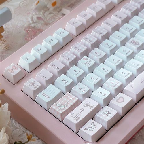 爱钟键盘帽五面升华Pbt材料新原创时尚简单适配器机械键盘