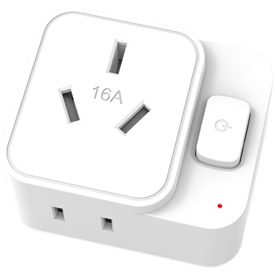 空调16A转10a插座转换器一转二热水器专用大三孔16a插板转换插头