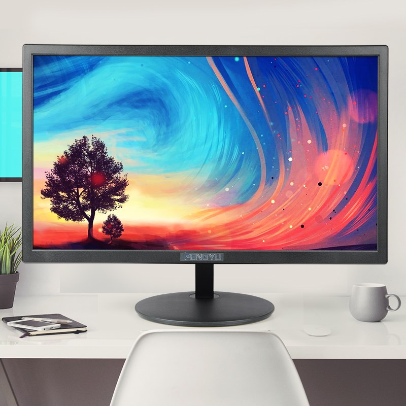 包顺丰电脑显示器22寸台式 电视两用监控24寸液晶全新19/20显示屏