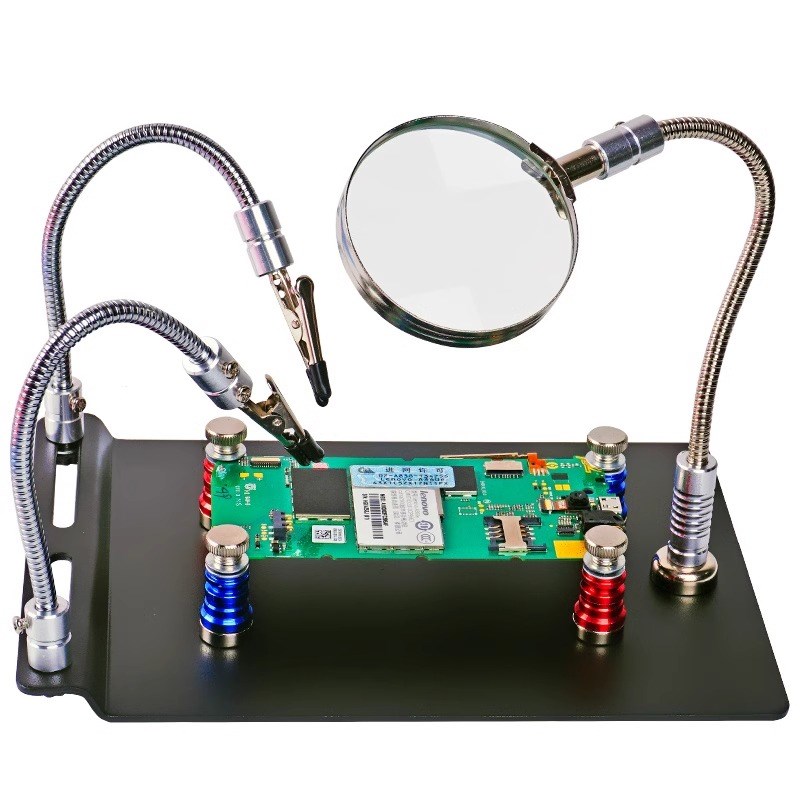 台式放大镜10倍维修钟表机械电子电路手机高清焊接工作台便携式