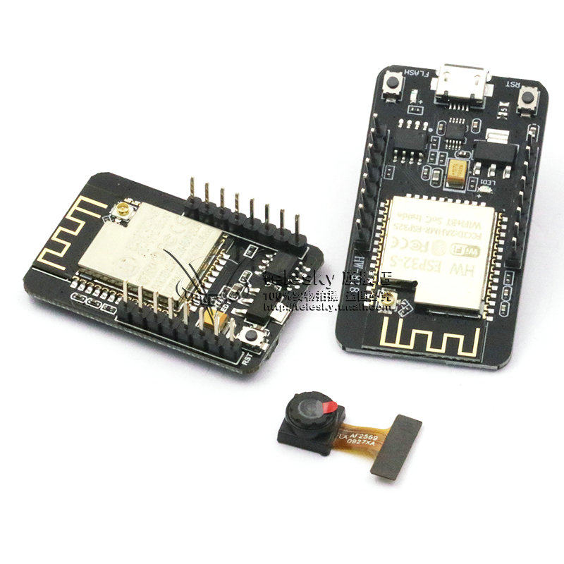 WiFi+蓝牙模块ESP32串口转WiFi/摄像头ESP32-CAM-CH340开发板测试