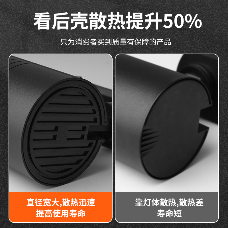 服装店射灯led轨道灯店铺商用明装轨道灯导轨式超亮背景墙天花灯