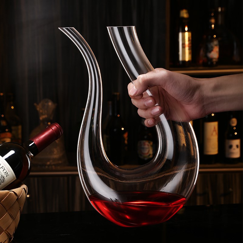 高颜值水晶红酒杯轻奢高档醒酒器家用葡萄酒杯套装高脚杯红酒杯子