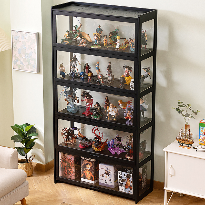 手办展示盒盲盒收纳展示架泡泡玛特积木J展示柜子亚克力乐高置物