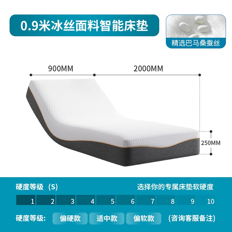 6R全自动d电动智能床垫主卧室互不打扰床垫多功能家用零重力床垫2