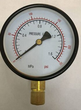 00 impa0.mmps- Y-10 0压力表直 23x1 6英文5-径.0外壳m20螺纹110