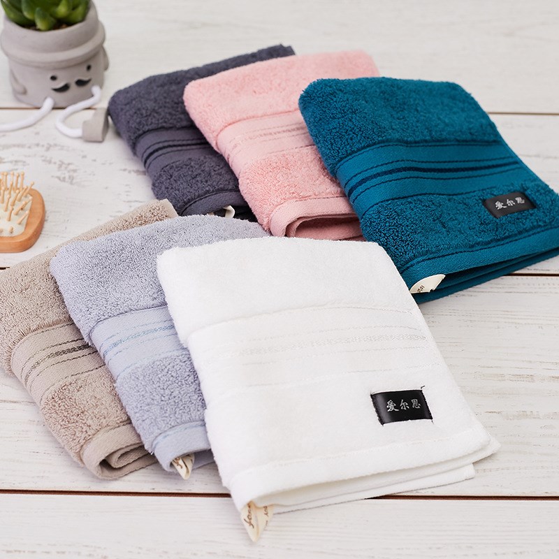 方巾洗脸家用小i毛巾n柔软吸水四方形挂式全棉不易掉毛加大面巾