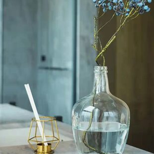 大钟专用夏半肚花瓶木醉客厅摆件森林水培吊瓶子欧式马大号加厚