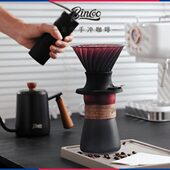 具杯co手冲咖啡滤杯聪式 过滤器家用黑莓漏o滴浸泡in咖啡分享壶B明