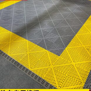 格栅地排水格栅防滑地垫槽免挖地面洗车塑料网格格栅店房拼接板
