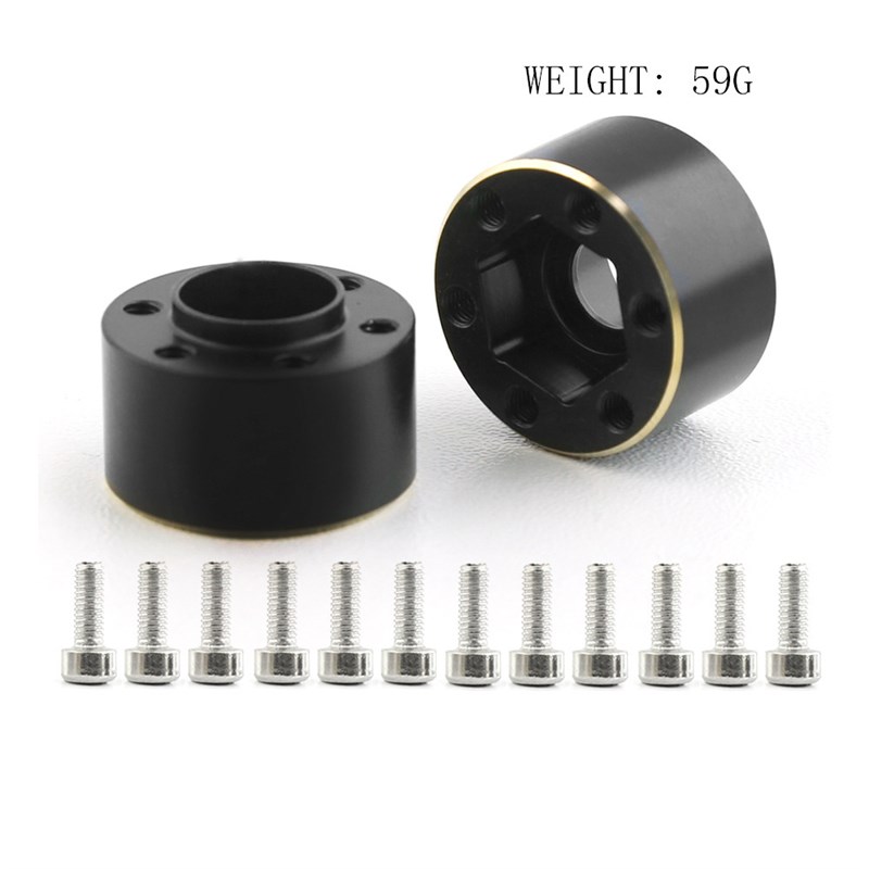 RC模型 攀爬车1.9 2.2寸轮毂结合器VP轮毂加O宽 黑金款结合器 配